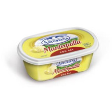 Salted butter, tub 250GR. Asturiana